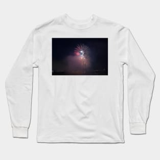 Fireworks competition at night Long Sleeve T-Shirt